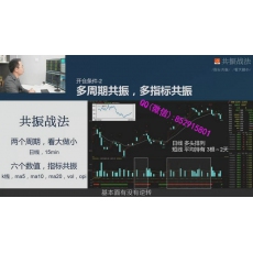 飞龙 看大做小多周期多指标共振战法多空交易系统 期货实战培训视频课程